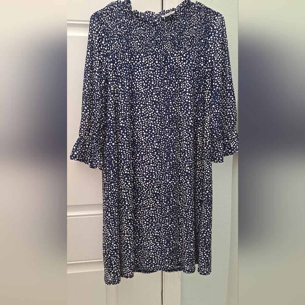 Siremlily Navy Blue Mini Dress Size Small.
